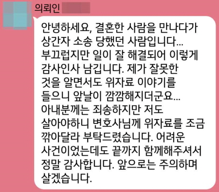 법무법인 더앤 선임 후기