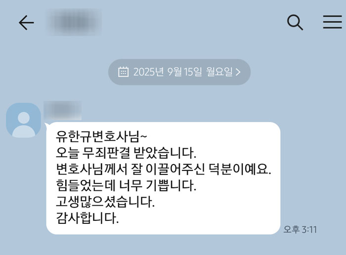 법무법인 더앤 형사사건 선임 후기